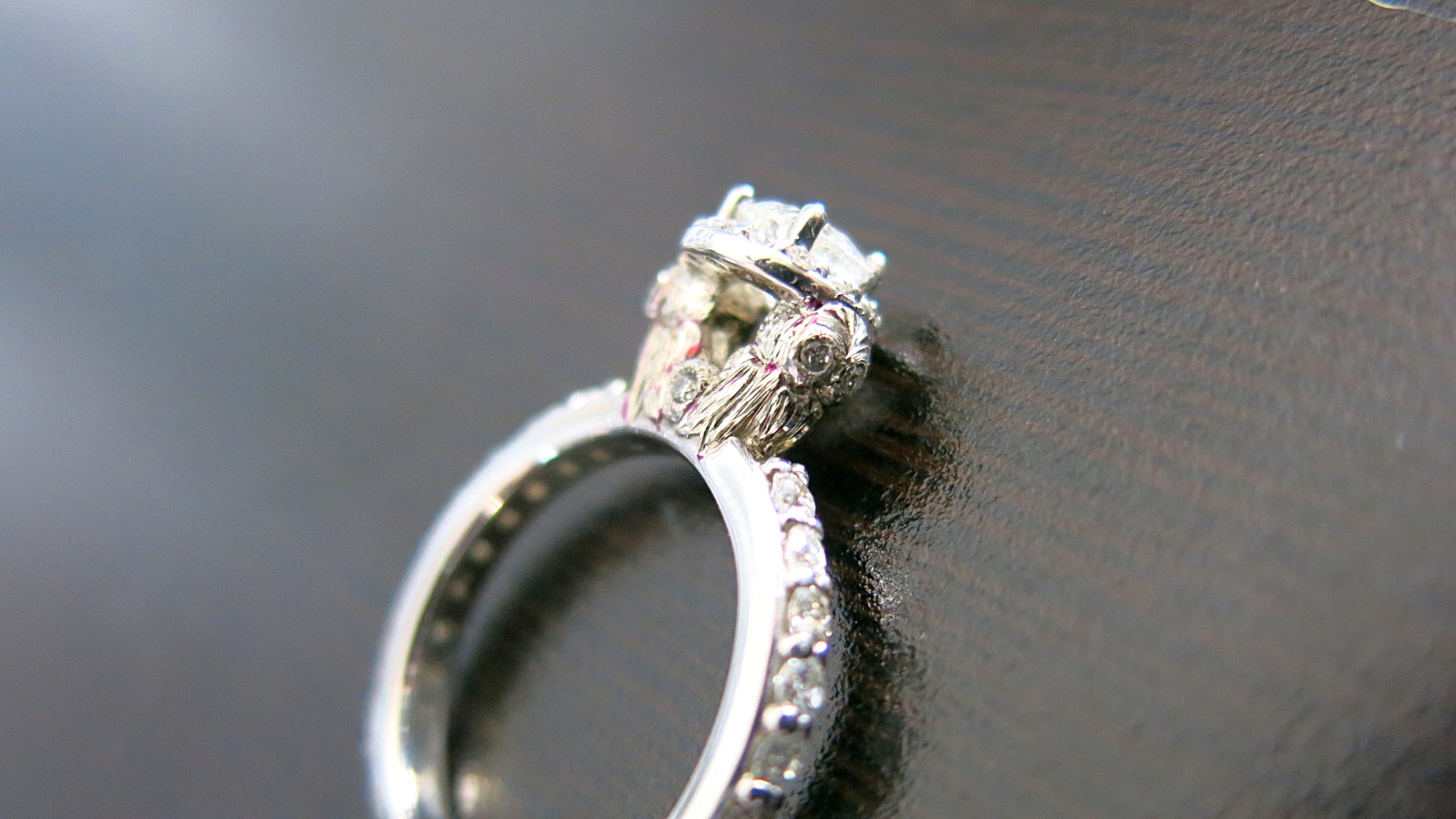 Owl Engagement Ring