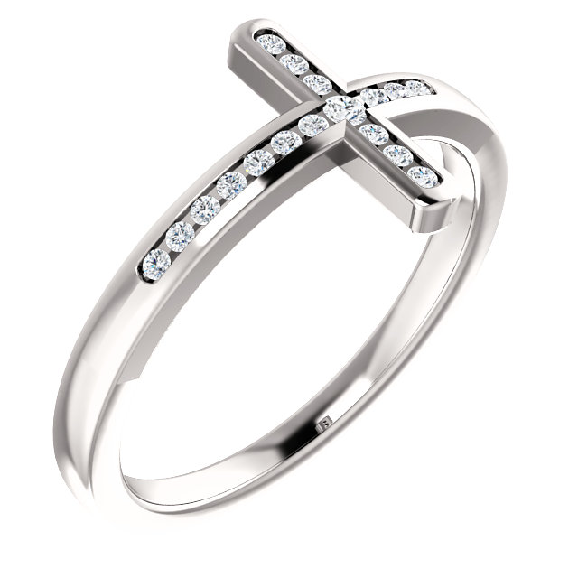 Diamond Cross Rings