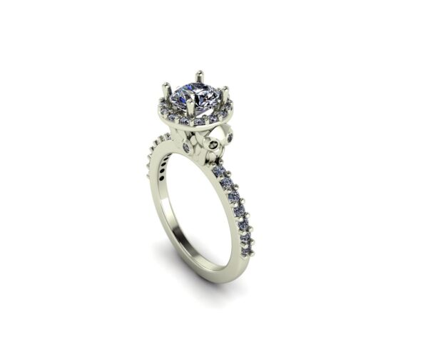 diamond owl engagement ring