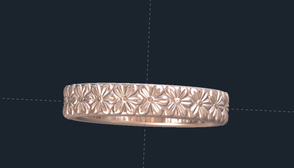 art deco flower ring art deco flower ring