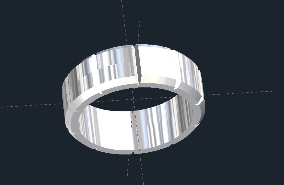Notched Wedding Ring Notched Wedding Ring