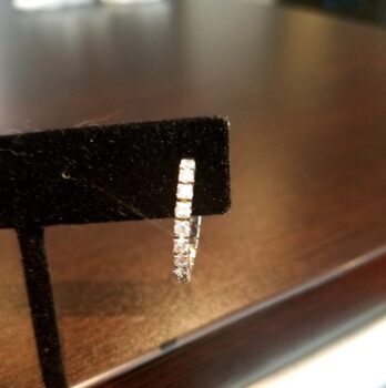 Diamond & Gemstone Hoop Earrings