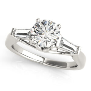 Vintage 3 Stone Engagement Ring