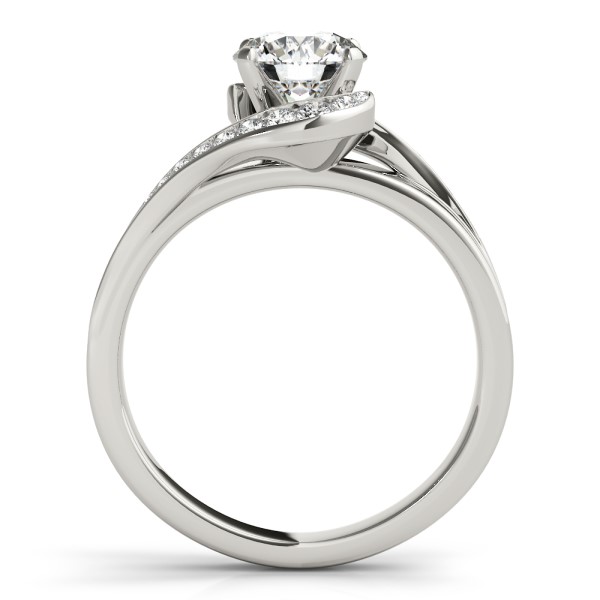 Semi Halo Bypass Engagement Ring