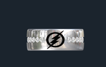 Custom Superhero Wedding Bands