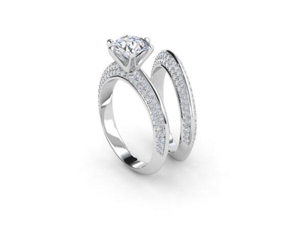 Pave Engagement Ring