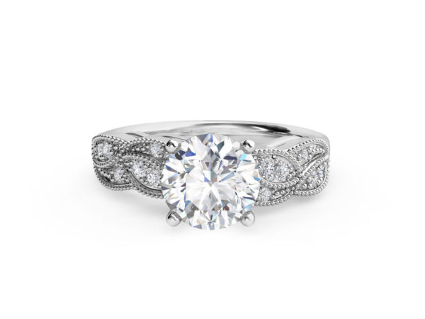 Leaf Engagement Ring