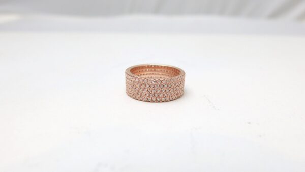 French Pave Diamond Wedding Ring
