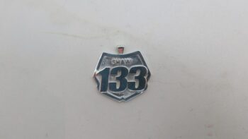 motocross number plate necklace