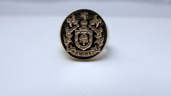 Custom Made Family Crest Rings