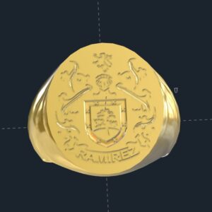 Custom Made Family Crest Rings