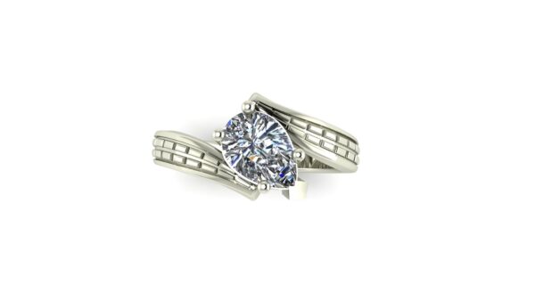 Diamond Bypass Engagement Ring