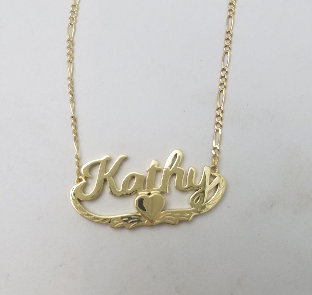 Custom Rose Gold Name Necklaces