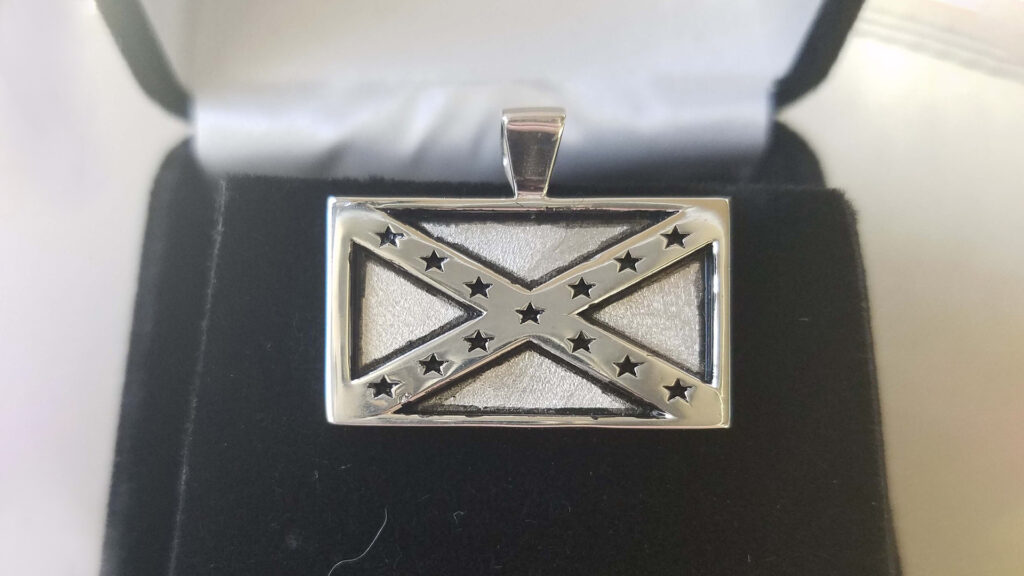 Confederate Flag Necklace