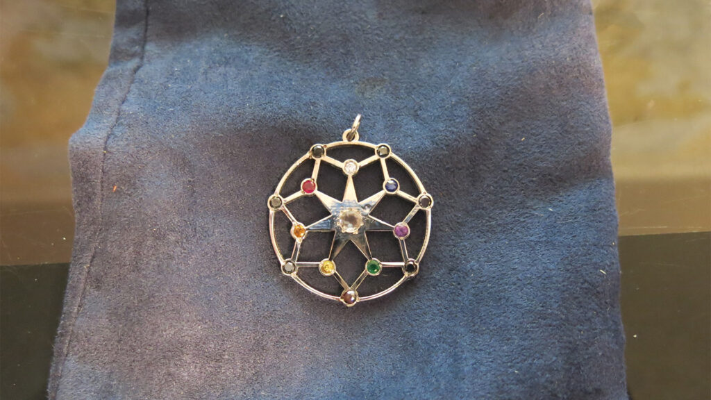 New Age Star Gemstone Necklace
