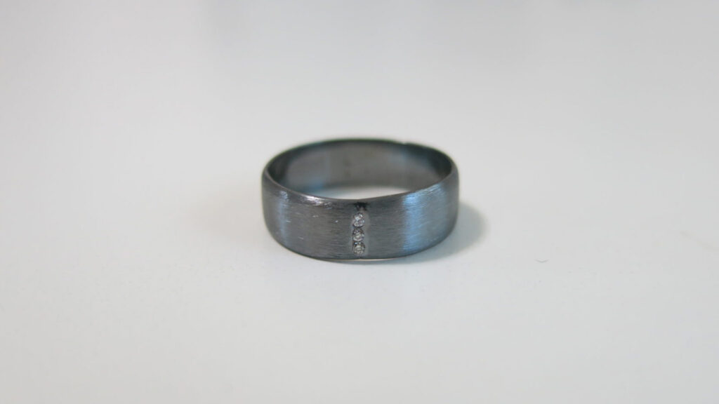 Channel Set Wedding Ring