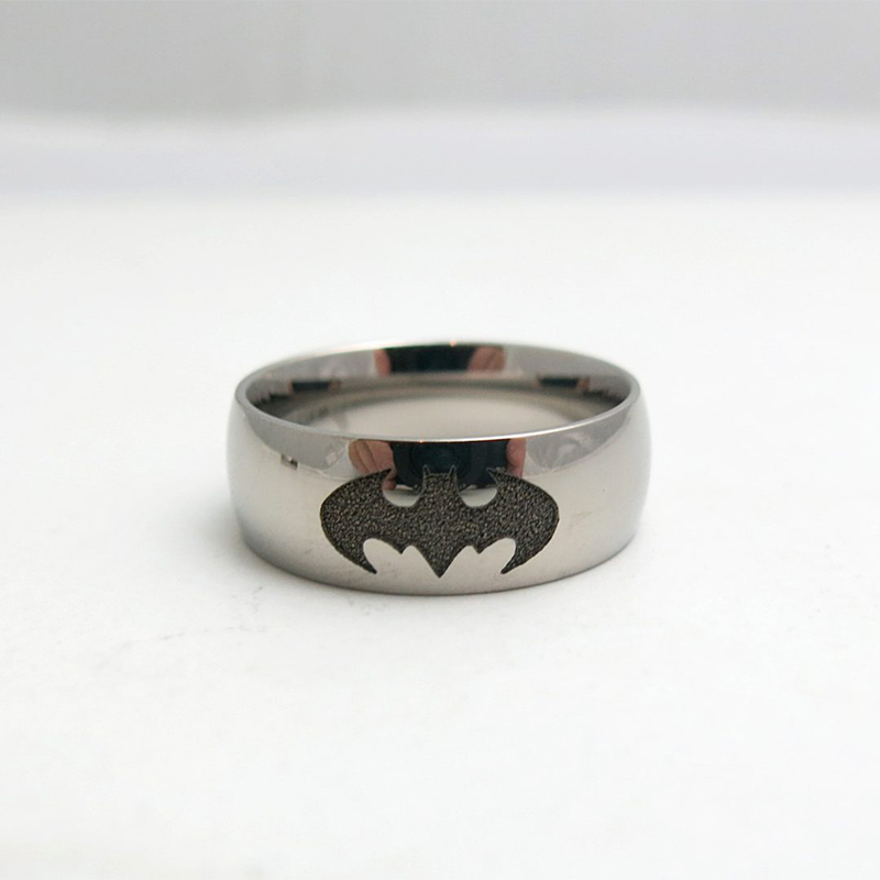 Titanium Batman Wedding Ring