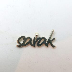 Gold Name Pendants