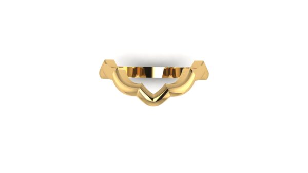 2 Tone Celtic Cluster Ring