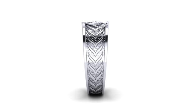 Tapered Superman Wedding Ring
