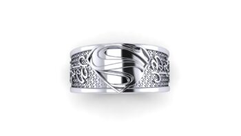 Superhero Themed Wedding Rings