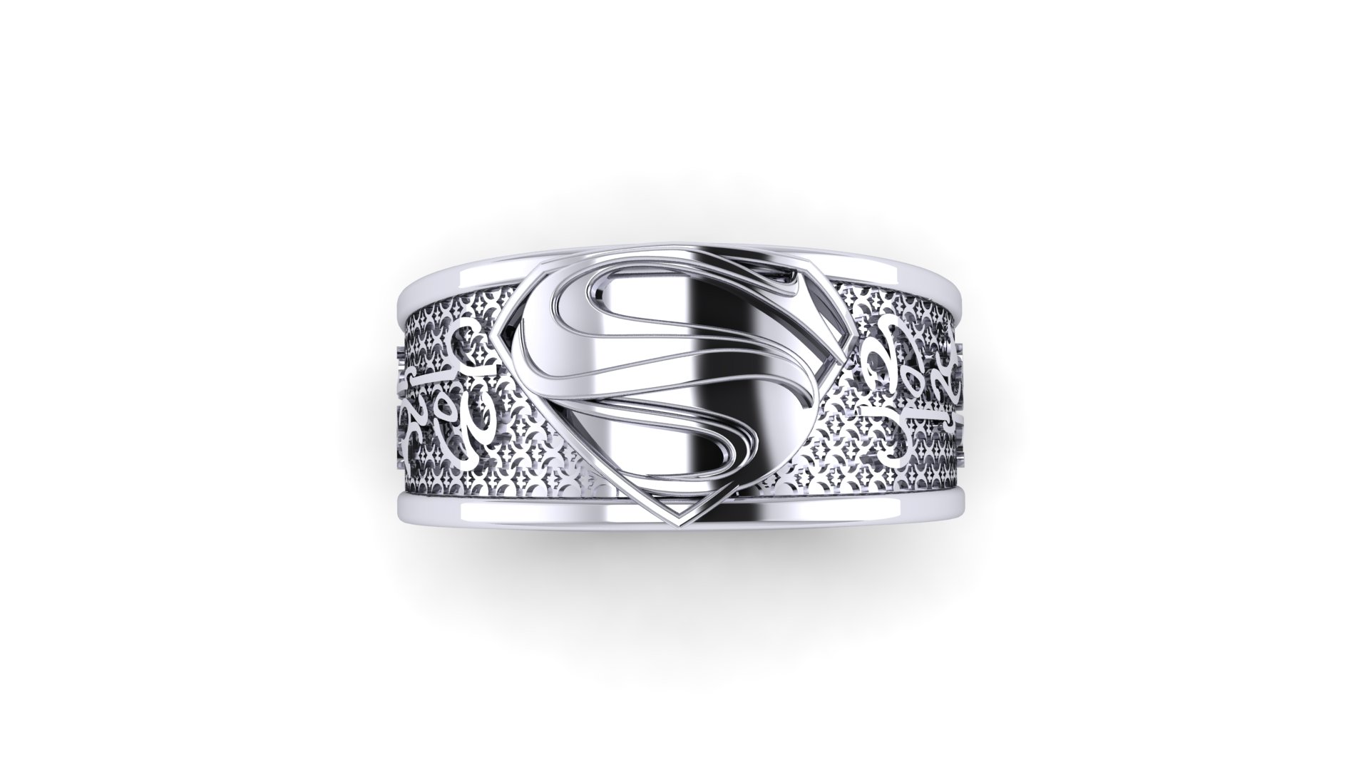 Mens superman wedding rings outlet