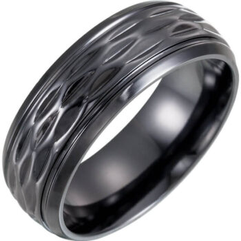 Contemporary Metal Wedding Ring