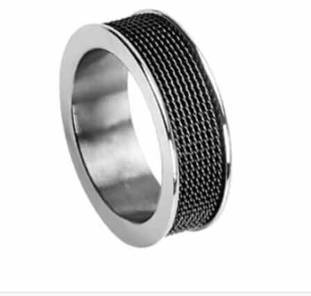 Contemporary Metal Wedding Ring