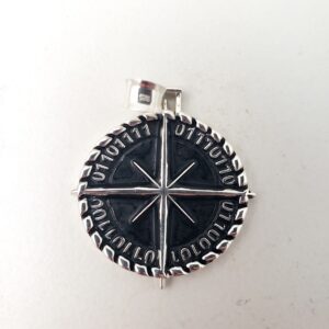 Binary Compass Pendant