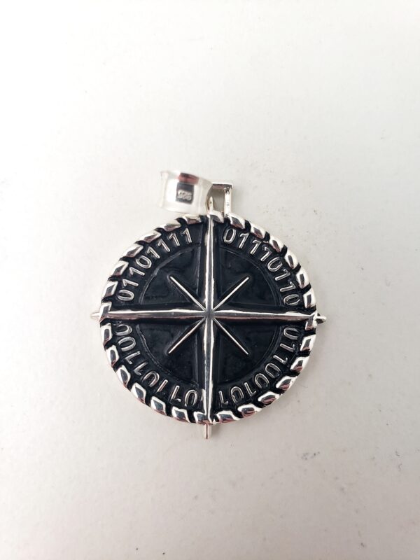 Binary Compass Pendant