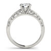 Modern Filigree Engagement Ring