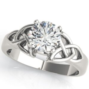 Celtic Solitaire Engagement Ring