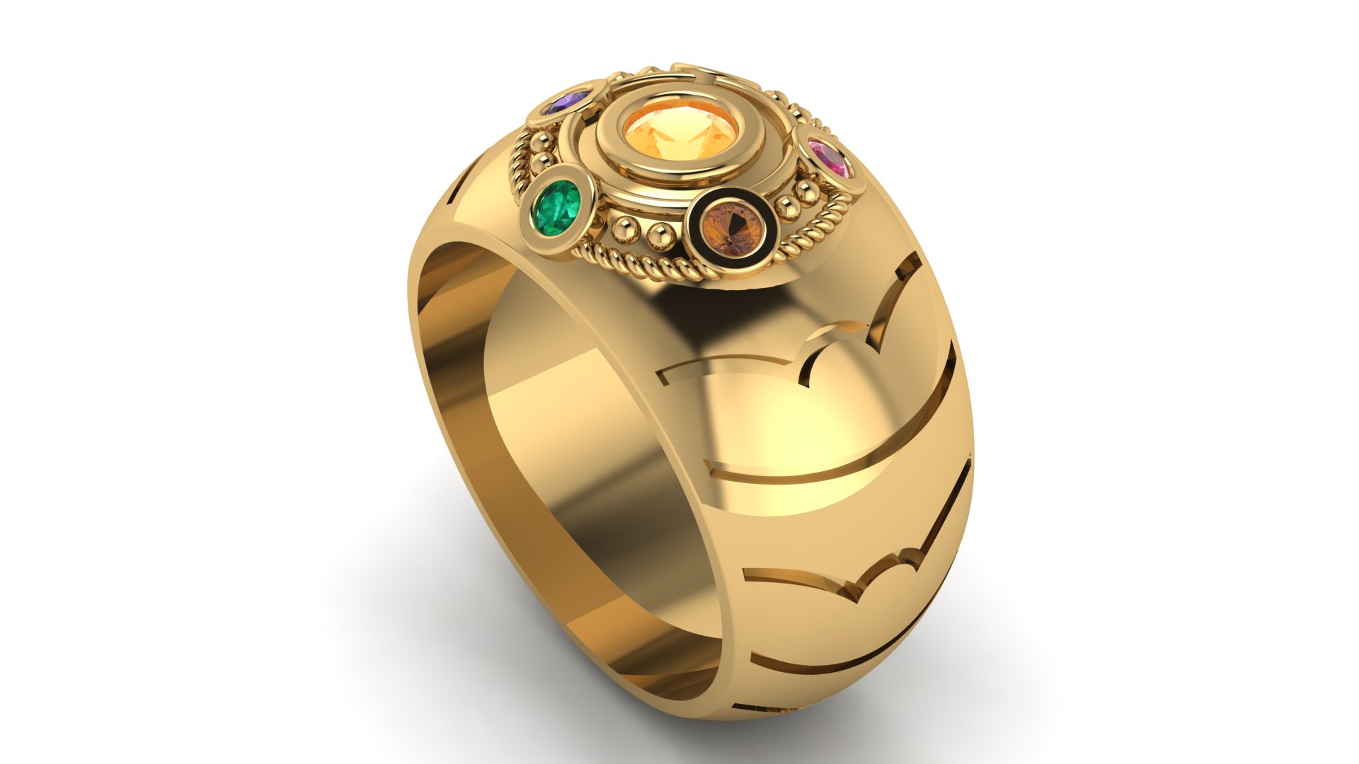 Infinity Stone Ring - Etsy