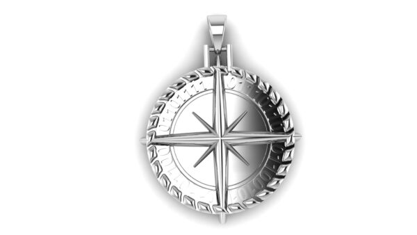 Binary Compass Pendant