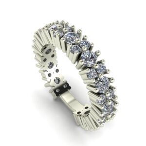 Pave Diamond Wedding Band