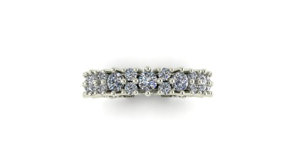 Pave Diamond Wedding Band