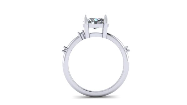 Asymmetrical Engagement Ring