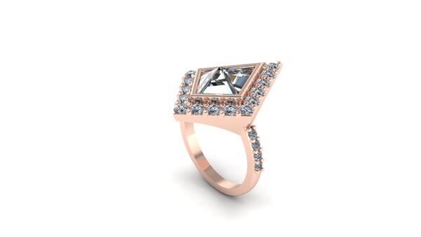 Kite Halo Engagement Ring