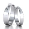Diamond Mobius Wedding Ring