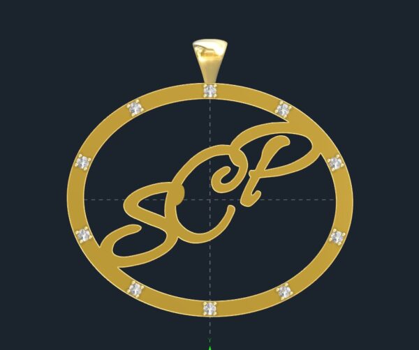 Monogram Pendant