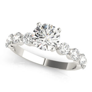 Low Profile Bezel Set Engagement Ring