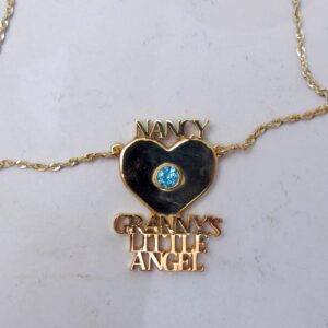 Personalized Heart Pendant