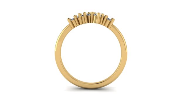 Diamond Cluster Wedding Ring