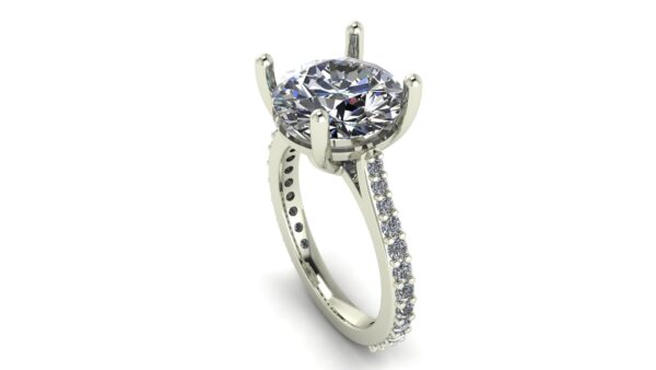 Cathedral Set Engagement Ring