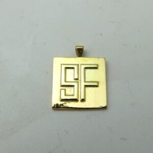 Gold Initials Necklace