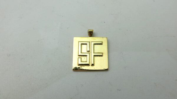 Gold Initials Necklace
