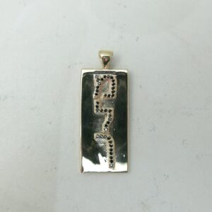 Diamond Hebrew Pendant