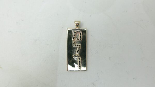 Diamond Hebrew Pendant