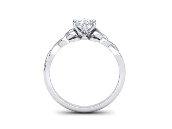 Triquetra Solitaire Engagement Ring