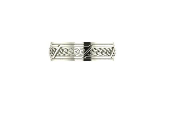 Geometric Wedding Band